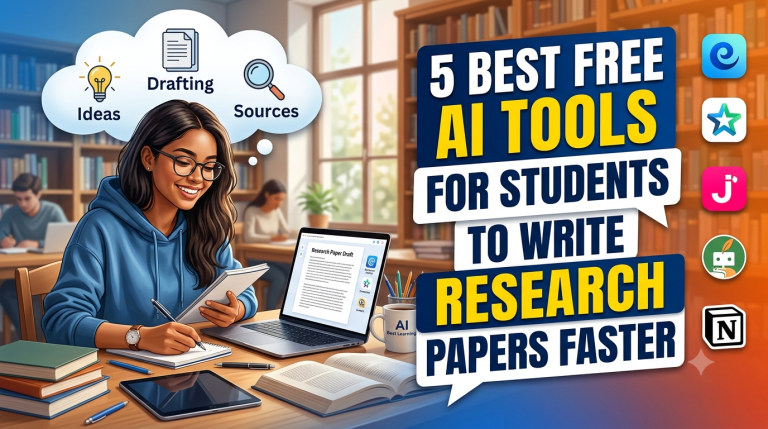 best free AI tools for students to write research papers