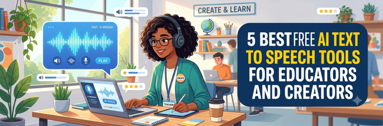 best free AI text to speech tools for educators